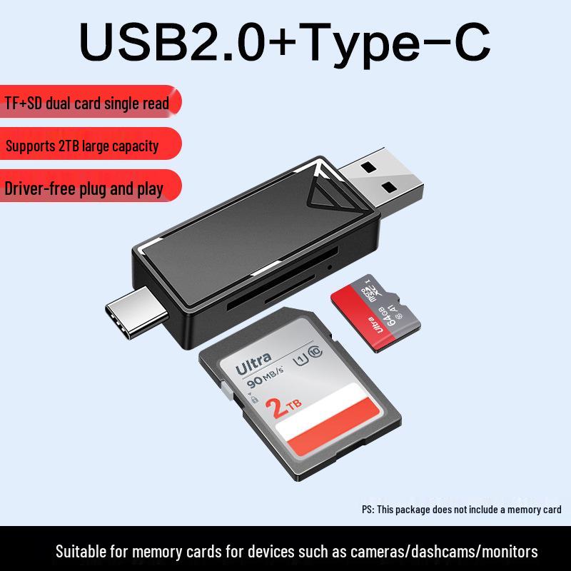 Высокоскоростной многофункциональный кард-ридер USB 2.0 для мобильных устройств, компьютеров и ноутбуков - Двойная совместимость с SD/TF
Высокоскоростной многофункциональный кард-ридер USB 2.0 для мобильных устройств, компьютеров и ноутбуков - Двойная совместимость с SD/TF