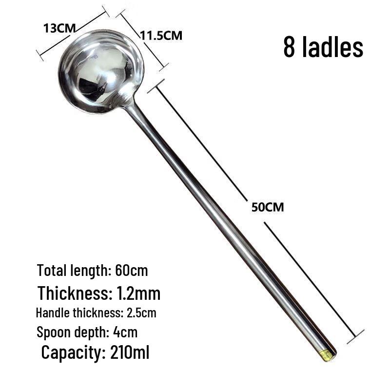 Commercial Stainless Steel Stir-fry Ladle
Commercial Stainless Steel Stir-fry Ladle