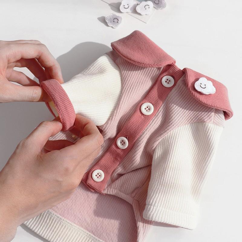 Puppy Dog Spring and Autumn Bottom Shirt Teddy Clothing Bigbear Cat Pomeranian Two-legged Clothing Small Puppy Pet Clothing L (recommended weight 8-5.5 kg) розовый
Puppy Dog Spring and Autumn Bottom Shirt Teddy Clothing Bigbear Cat Pomeranian Two-legged Clothing Small Puppy Pet Clothing L (recommended weight 8-5.5 kg) розовый