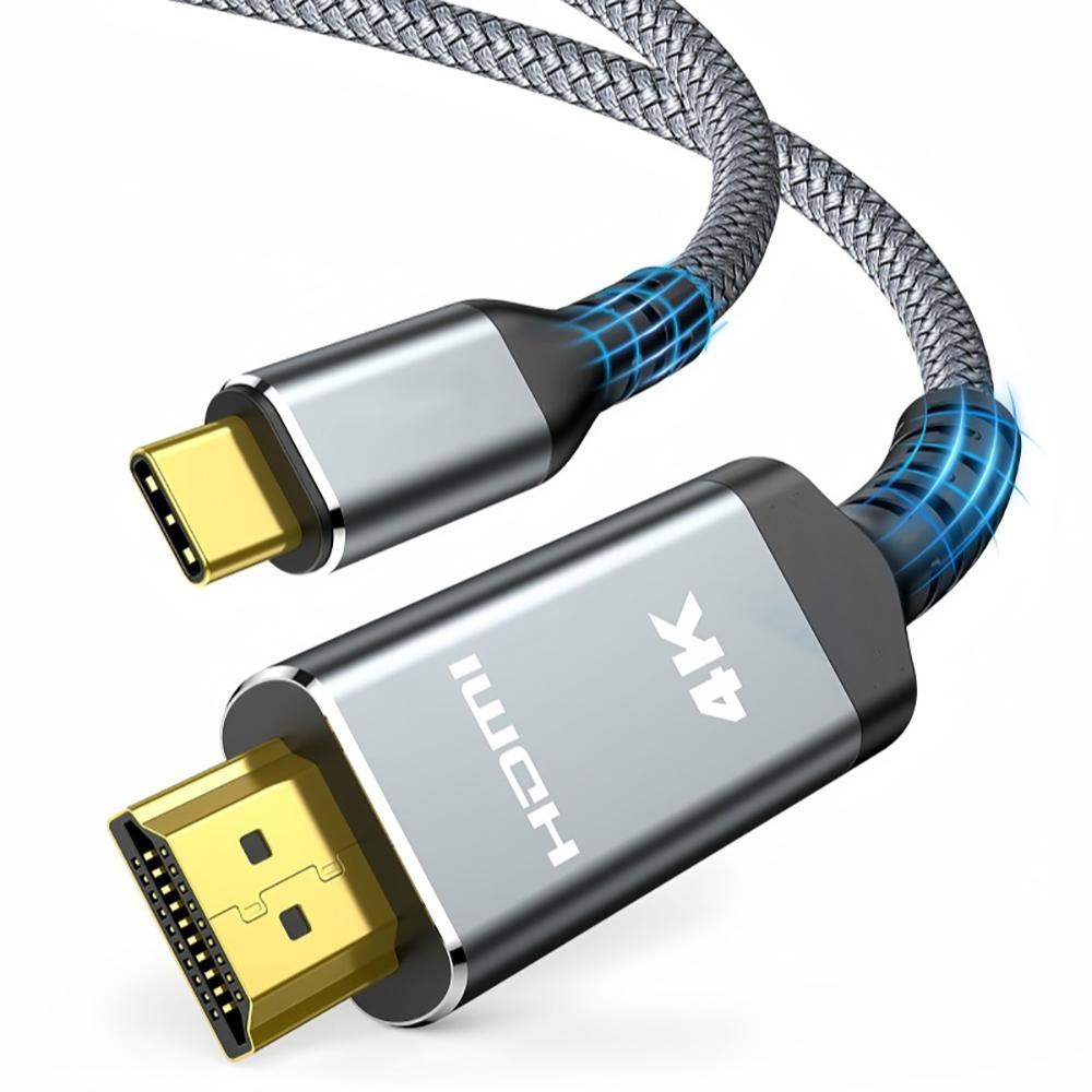 4K 60HZ Type C To HDMI Cable Type C Connector Mobile Phones Laptop Tablet HDMI For Display TV Switch Player Phone Accessories 2m
4K 60HZ Type C To HDMI Cable Type C Connector Mobile Phones Laptop Tablet HDMI For Display TV Switch Player Phone Accessories 2m