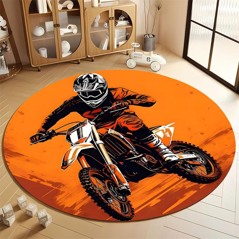 Dirt Bike Adventure Rug for Thrill Enthusiasts round carpet for home sofa bedroom, gift Diameter 60cm
Dirt Bike Adventure Rug for Thrill Enthusiasts round carpet for home sofa bedroom, gift Diameter 60cm