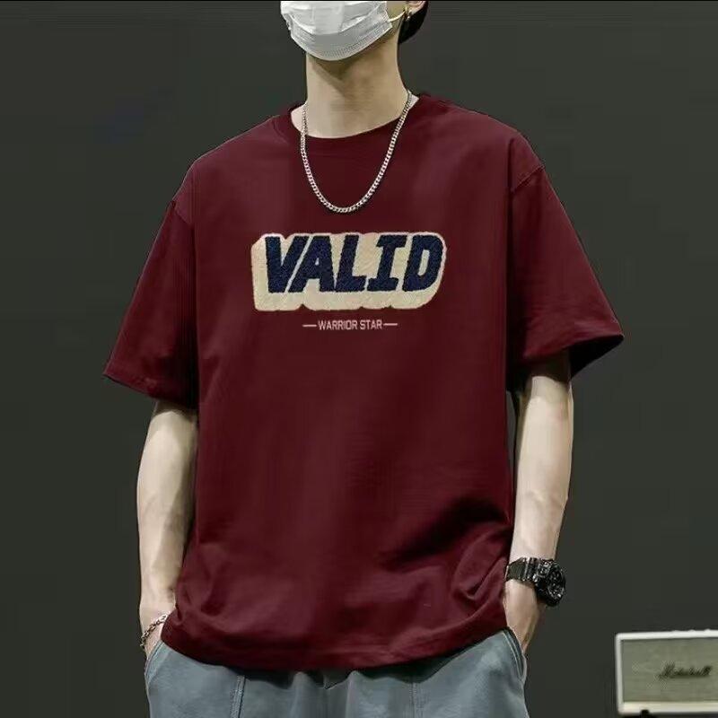 Новая летняя футболка с короткими рукавами для мужчин, тренд в корейском стиле, простой топ с короткими рукавами, свободная повседневная брендовая футболка в гонконгском стиле 5XL вино красного
Новая летняя футболка с короткими рукавами для мужчин, тренд в корейском стиле, простой топ с короткими рукавами, свободная повседневная брендовая футболка в гонконгском стиле 5XL вино красного