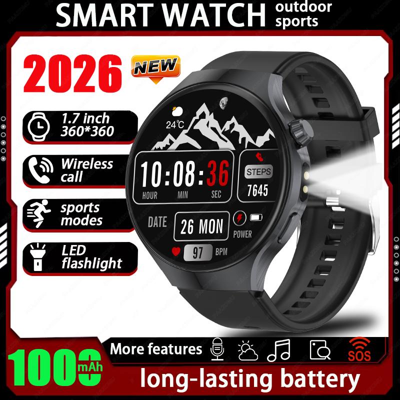 New sturdy and durable 1000mAh Large battery Adult Men Smart Watch 1.7 HD Large Screen Call IP68 Waterproof Sports Watches
New sturdy and durable 1000mAh Large battery Adult Men Smart Watch 1.7 HD Large Screen Call IP68 Waterproof Sports Watches