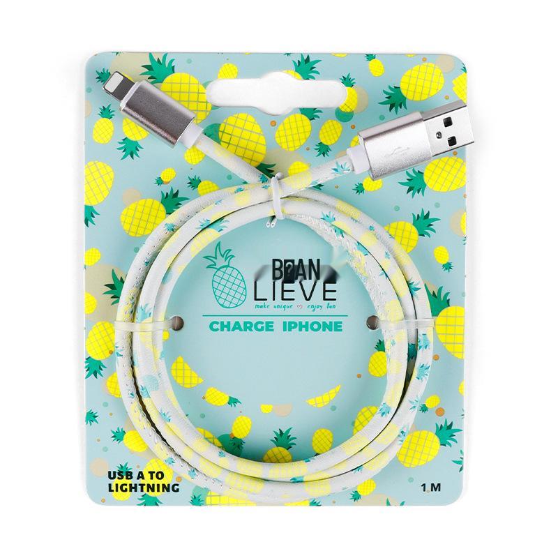 Fruit Leather Cartoon Data Cable for Apple & Huawei Phones - Cute & Creative Design
Fruit Leather Cartoon Data Cable for Apple & Huawei Phones - Cute & Creative Design
