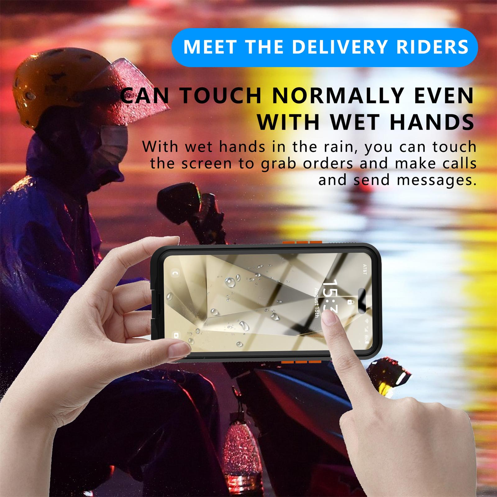 SHELLBOX Air Box Series For iPhone 15 Pro Waterproof Cover PC+TPU+PET Phone Case Black
SHELLBOX Air Box Series For iPhone 15 Pro Waterproof Cover PC+TPU+PET Phone Case Black