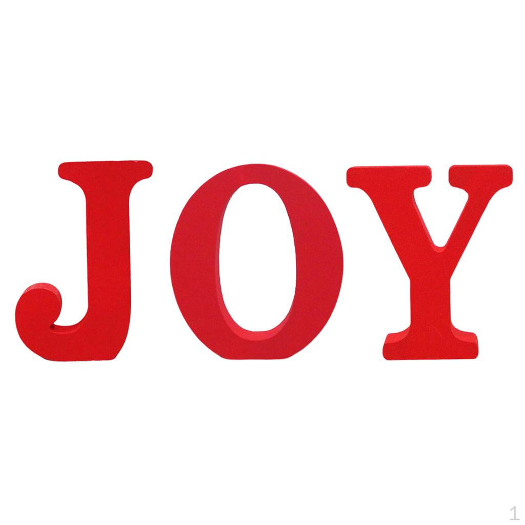 3-in-1 Wooden Decor Plaque Red English Letters Alphabet for Christmas
3-in-1 Wooden Decor Plaque Red English Letters Alphabet for Christmas