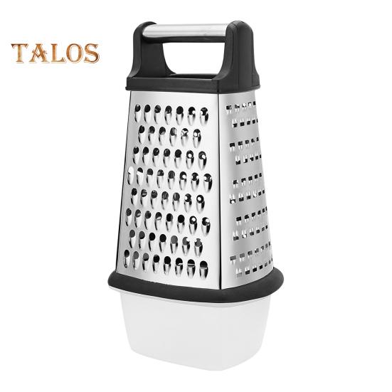 Терка для сыра с контейнером, 4-сторонняя терка для овощей, имбиря, ручная кухонная измельчитель для сыра, цедры, овощей M
Терка для сыра с контейнером, 4-сторонняя терка для овощей, имбиря, ручная кухонная измельчитель для сыра, цедры, овощей M