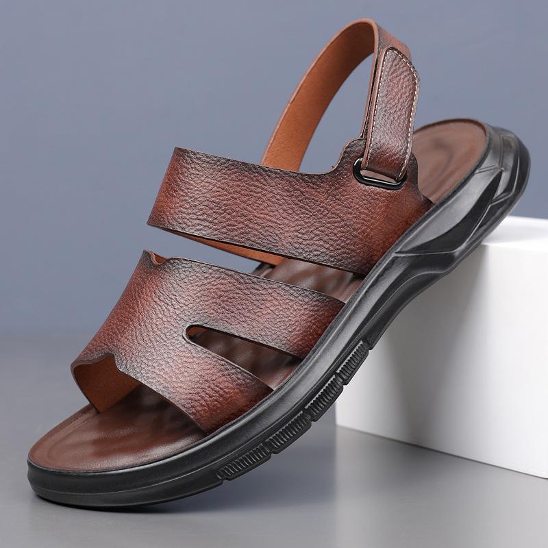 Men s new sandals men s summer outdoor leisure soft-soled non-slip beach shoes middle-aged and elderly dad shoes 2025 38
Men s new sandals men s summer outdoor leisure soft-soled non-slip beach shoes middle-aged and elderly dad shoes 2025 38