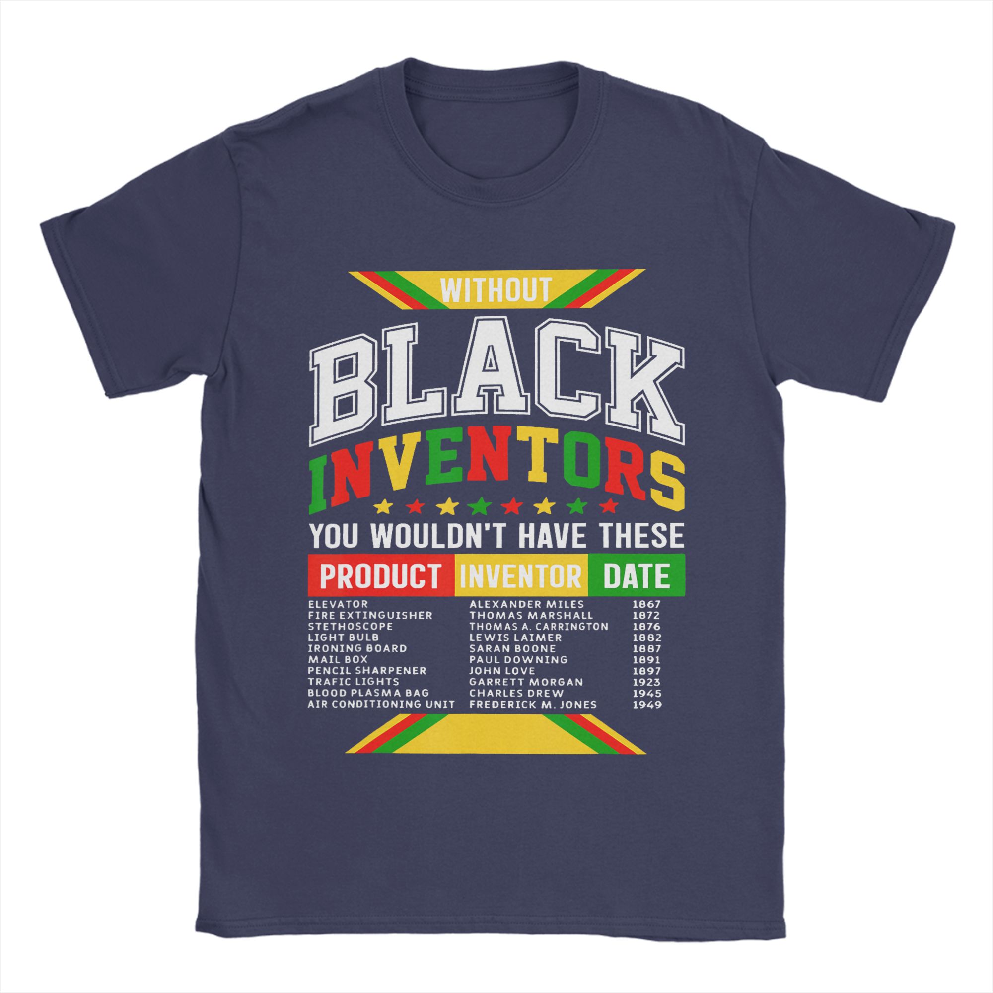 Funny Without Black Inventors You Wouldnt Have These Product TShirts Men 100 Cotton T Shirts Short Sleeve Tees Clothes 4XL
Funny Without Black Inventors You Wouldnt Have These Product TShirts Men 100 Cotton T Shirts Short Sleeve Tees Clothes 4XL