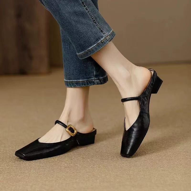 Fashion 2025 New Woman Spring Casual Square Toe Low Soft Soled Lolita Flats Ballerina Female Elegant French Retro Buckle Mary Janes 35 чёрный
Fashion 2025 New Woman Spring Casual Square Toe Low Soft Soled Lolita Flats Ballerina Female Elegant French Retro Buckle Mary Janes 35 чёрный