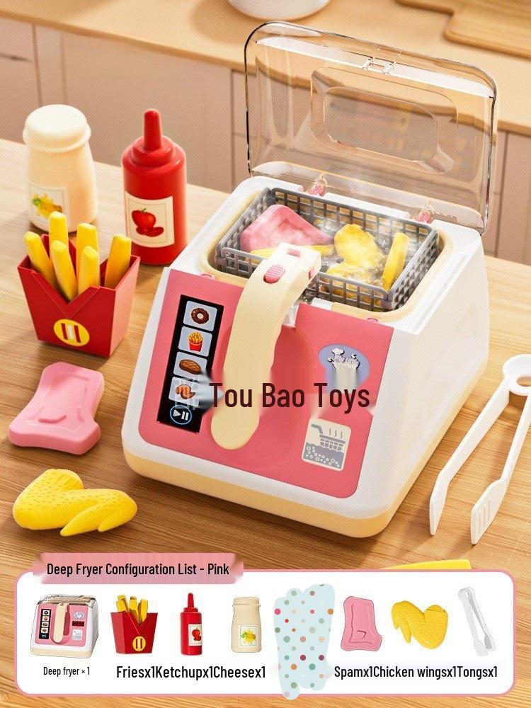 Color-Changing Mini Kitchen and BBQ Cooking Toy Set for Kids
Color-Changing Mini Kitchen and BBQ Cooking Toy Set for Kids