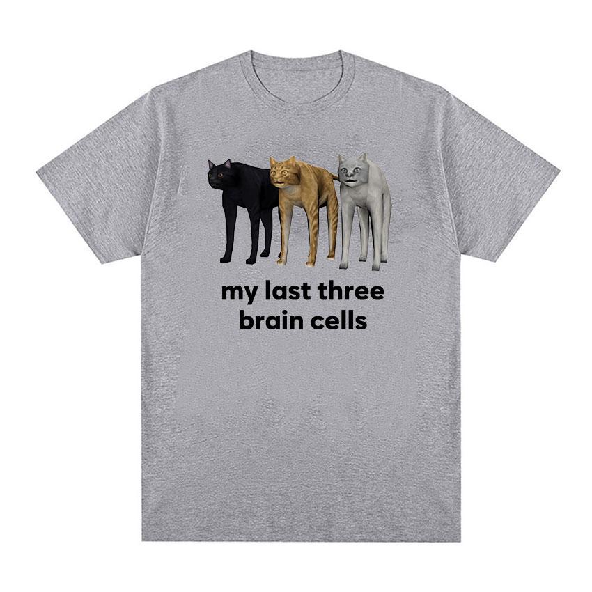 My Last Three Brain Cells Cats Funny Meme T Shirts Men Women Fashion Casual Short Sleeve T-shirt Tops 100% Cotton Oversized Tees
My Last Three Brain Cells Cats Funny Meme T Shirts Men Women Fashion Casual Short Sleeve T-shirt Tops 100% Cotton Oversized Tees