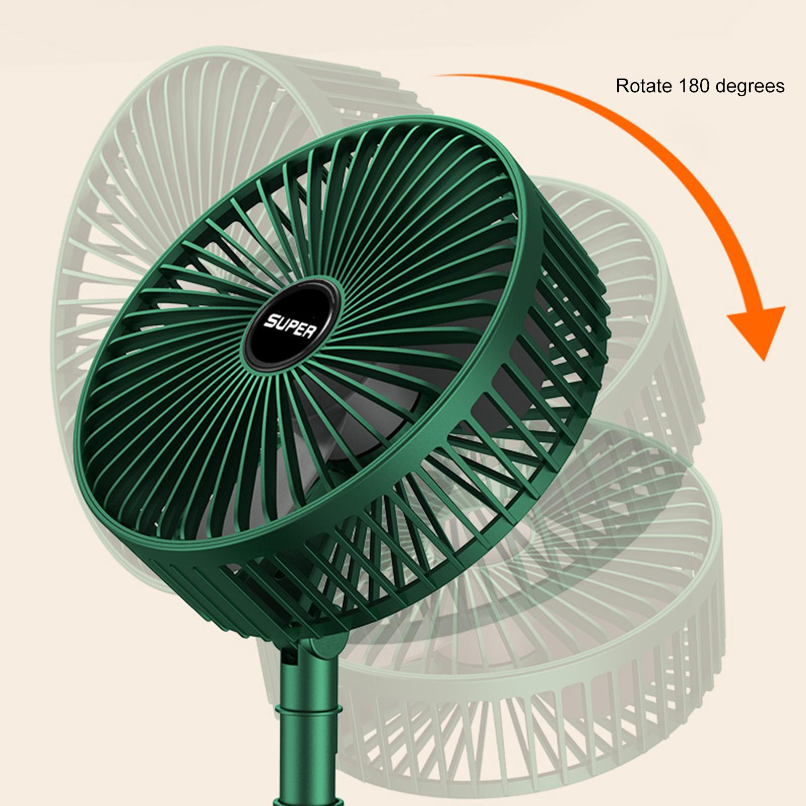 Wireless Portable Desk Fan USB Rechargeable Foldable Telescopic Fan Built-in Battery Adjustable Height 3 Speeds Ventilation Fan зелёный
Wireless Portable Desk Fan USB Rechargeable Foldable Telescopic Fan Built-in Battery Adjustable Height 3 Speeds Ventilation Fan зелёный