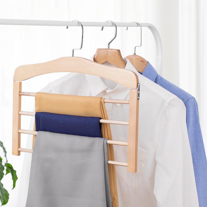 Solid Wood Multi-layer Pants and Towel Rack for Wardrobe Storage
Solid Wood Multi-layer Pants and Towel Rack for Wardrobe Storage