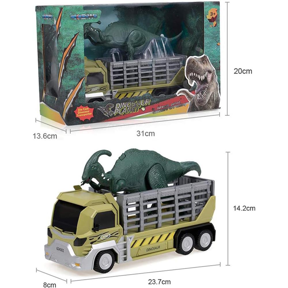 1/75 игрушечный автомобиль динозавров транспортный автомобиль-перевозчик грузовик игрушка откатной автомобиль игрушка с динозавром подарок для детей 1/75-Size:24*8*10cm зелёный/серый
1/75 игрушечный автомобиль динозавров транспортный автомобиль-перевозчик грузовик игрушка откатной автомобиль игрушка с динозавром подарок для детей 1/75-Size:24*8*10cm зелёный/серый