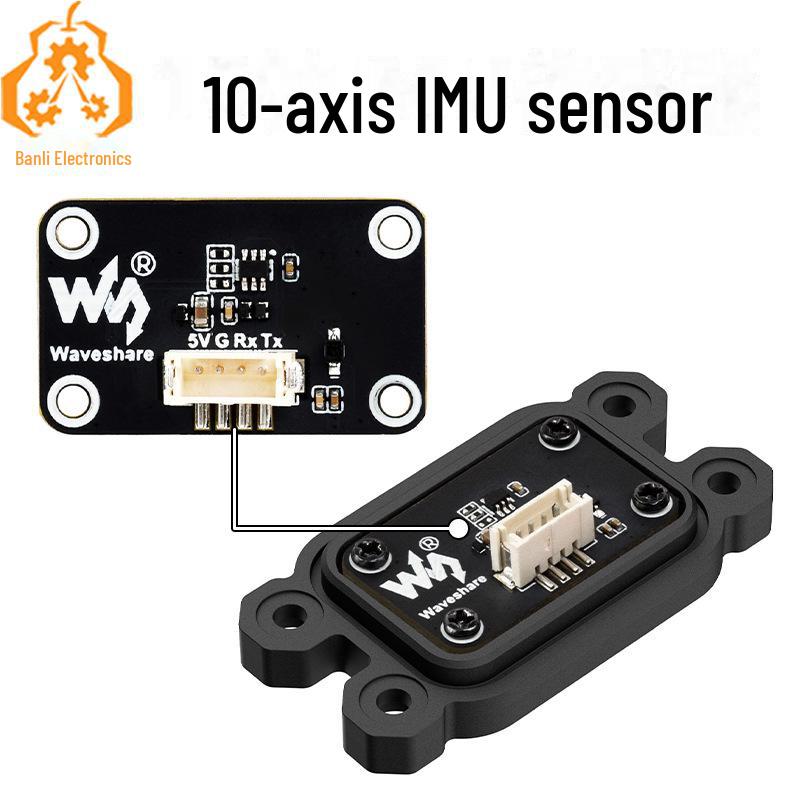 10-Axis IMU Sensor with Bluetooth: Accelerometer, Gyroscope, Magnetometer, Temperature, Barometer
10-Axis IMU Sensor with Bluetooth: Accelerometer, Gyroscope, Magnetometer, Temperature, Barometer