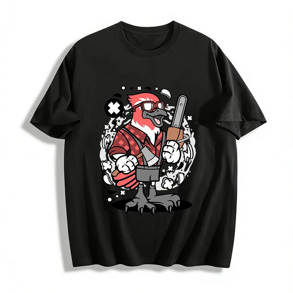 Woodpecker Lumberjack Cool Graphic Print T-Shirt Pure cotton T-shirt 6XL
Woodpecker Lumberjack Cool Graphic Print T-Shirt Pure cotton T-shirt 6XL