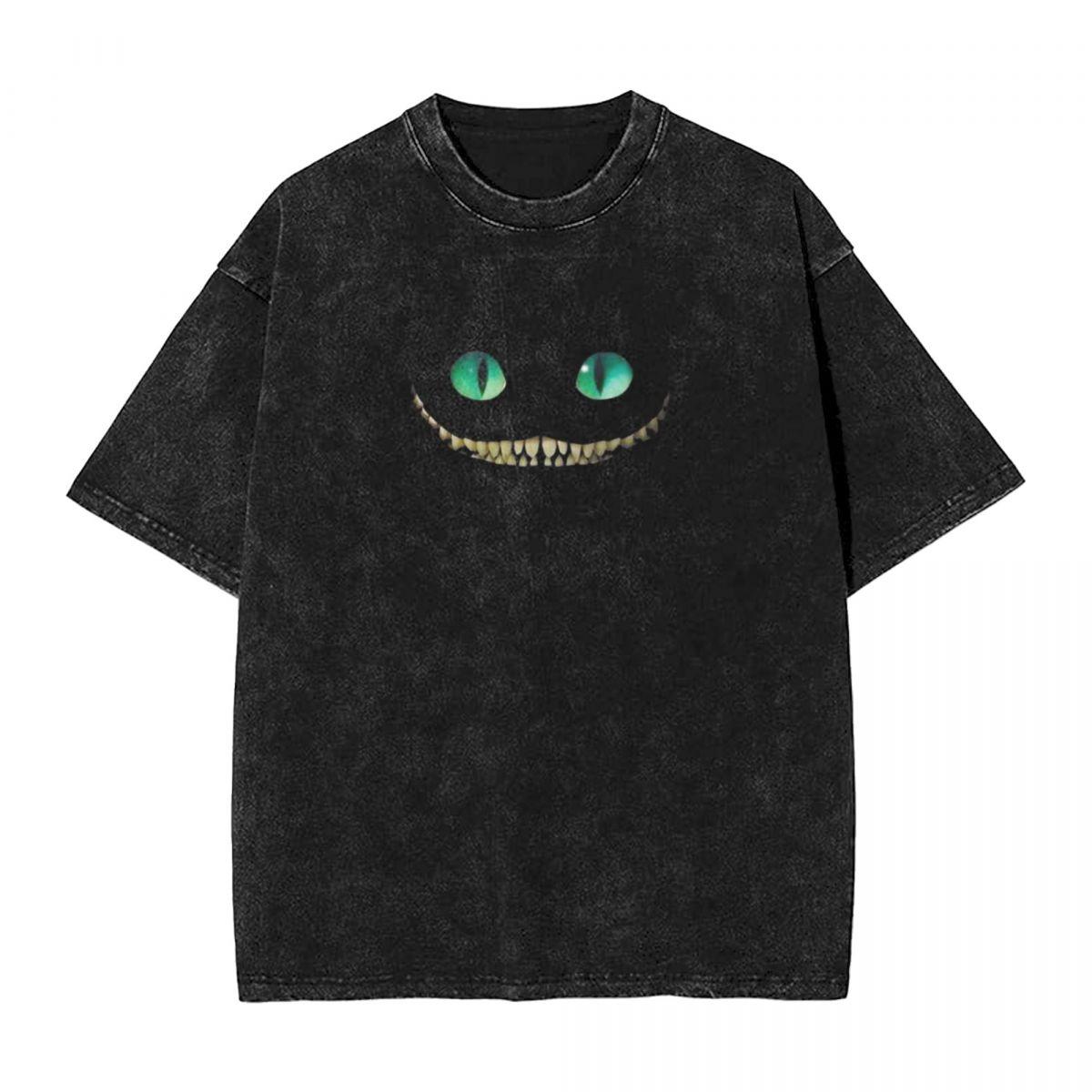 Alice In Wonderland Cheshire Cat Cotton Tshirt YK Men Short Sleeve Tees Monster Face Summer Loose Washed Oversized Tee Shirt S
Alice In Wonderland Cheshire Cat Cotton Tshirt YK Men Short Sleeve Tees Monster Face Summer Loose Washed Oversized Tee Shirt S