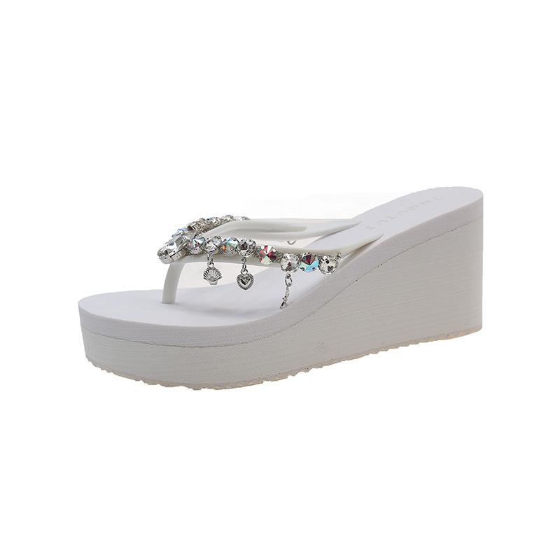 Women s Rhinestone Wedge Flip Flops 8cm High Heel Wine Red Crystal Thong Sandals Summer Platform Slippers Non-slip Beach Shoes Casual Slides 35 белый
Women s Rhinestone Wedge Flip Flops 8cm High Heel Wine Red Crystal Thong Sandals Summer Platform Slippers Non-slip Beach Shoes Casual Slides 35 белый