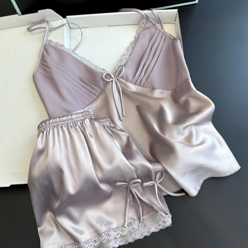Піжамний комплект з підтяжками PLUS SIZE Одяг для сну Сексуальний мереживний бант Камі-шорти Піжамний костюм Нижня білизна Літній новий жіночий шовковистий атласний домашній одяг S
Піжамний комплект з підтяжками PLUS SIZE Одяг для сну Сексуальний мереживний бант Камі-шорти Піжамний костюм Нижня білизна Літній новий жіночий шовковистий атласний домашній одяг S