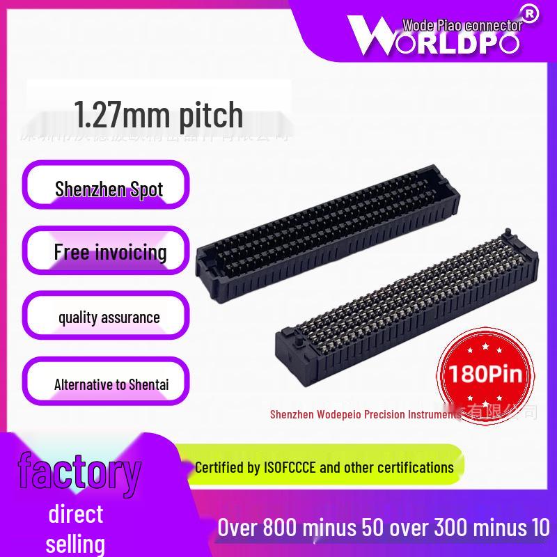 SEAM-30-02.0-L/S-06-2-A-K-TR: Male 6-Row, 180-Pin Connector, 1.27mm Pitch, 7mm Mating Height.
SEAM-30-02.0-L/S-06-2-A-K-TR: Male 6-Row, 180-Pin Connector, 1.27mm Pitch, 7mm Mating Height.