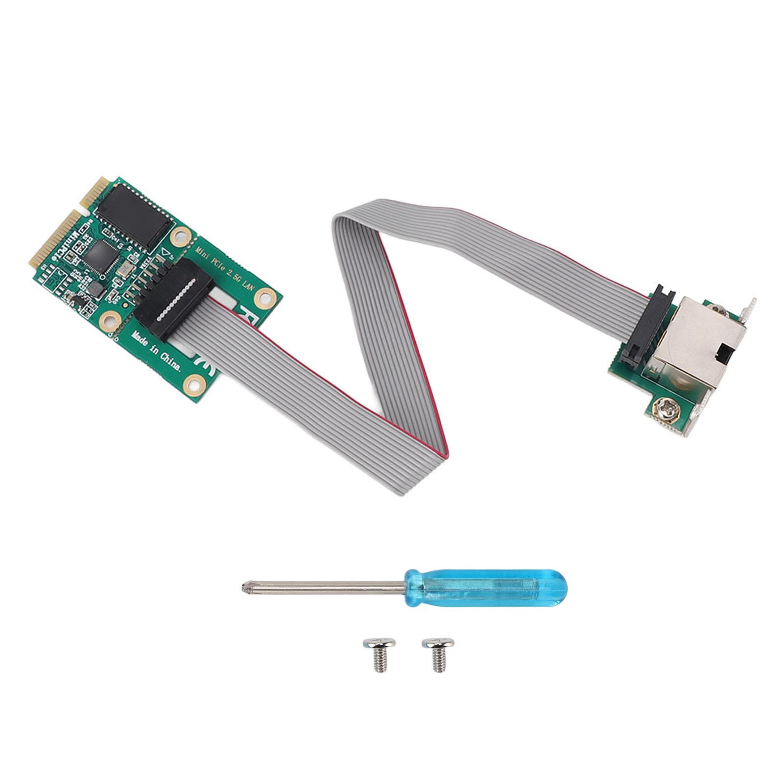 Мережева карта Mini PCIE 2,5G, висока швидкість передачі, стабільна карта Mini PCI Express RJ45, мережевий адаптер
Мережева карта Mini PCIE 2,5G, висока швидкість передачі, стабільна карта Mini PCI Express RJ45, мережевий адаптер