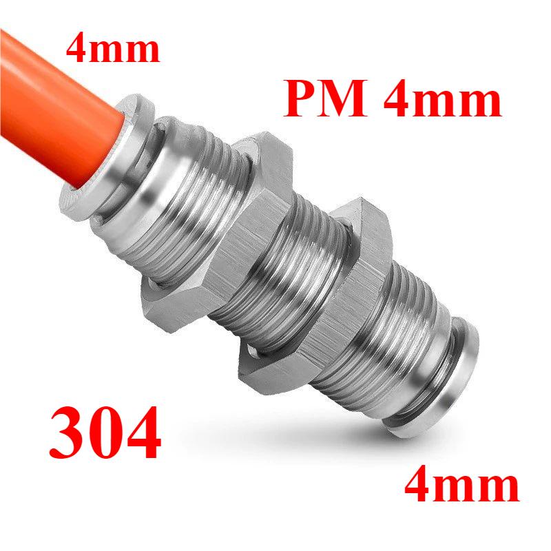PM 4 6 8 10 12 14mm 1/4 3/8 1/2 Inch OD Tube 304 Stainless Steel Pneumatic Air Bulkhead Fitting Push To Connect Quick Release
PM 4 6 8 10 12 14mm 1/4 3/8 1/2 Inch OD Tube 304 Stainless Steel Pneumatic Air Bulkhead Fitting Push To Connect Quick Release