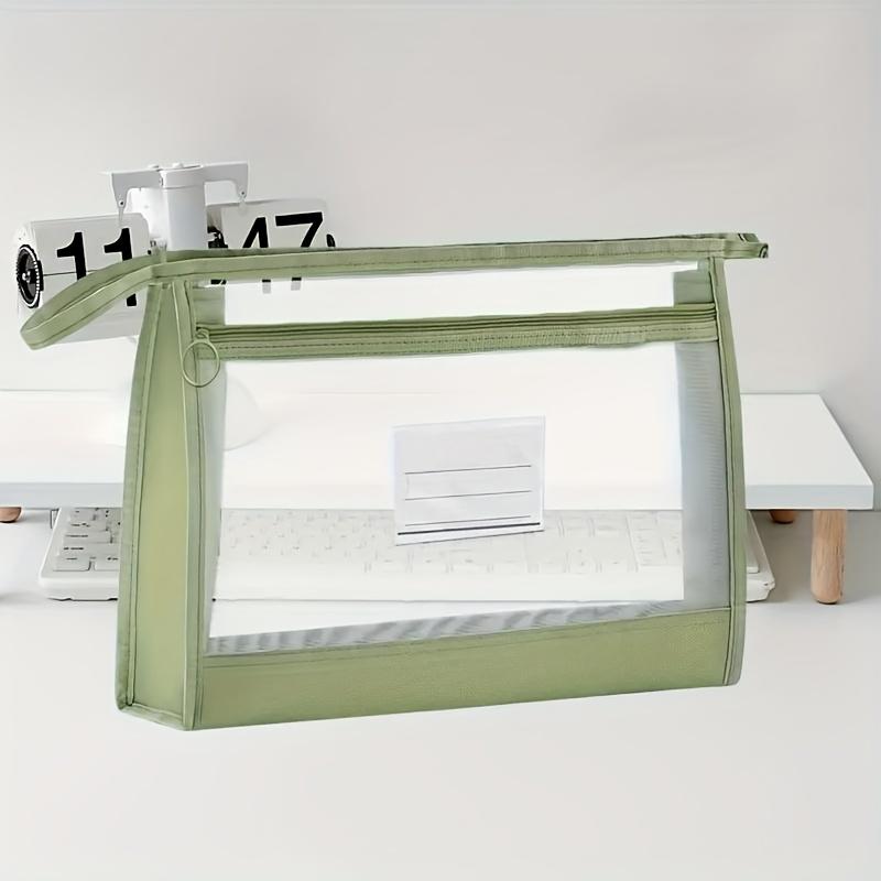 Large Capacity A4 Transparent Mesh File Storage, Double-Layer Zipper, Portable School Organization Pouch, Made of Polyester Material зелений
Large Capacity A4 Transparent Mesh File Storage, Double-Layer Zipper, Portable School Organization Pouch, Made of Polyester Material зелений