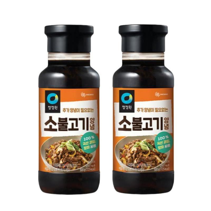 Chungjungone Myeongga Маринад для яловичини Бульгогі 500г 500g * 2pcs
Chungjungone Myeongga Маринад для яловичини Бульгогі 500г 500g * 2pcs