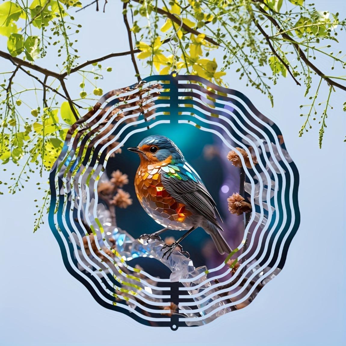 3D Rotating Wind Chime Hanging Decor for Outdoor Garden Patio Yard No Battery Needed Bird Friendly Gift
3D Rotating Wind Chime Hanging Decor for Outdoor Garden Patio Yard No Battery Needed Bird Friendly Gift