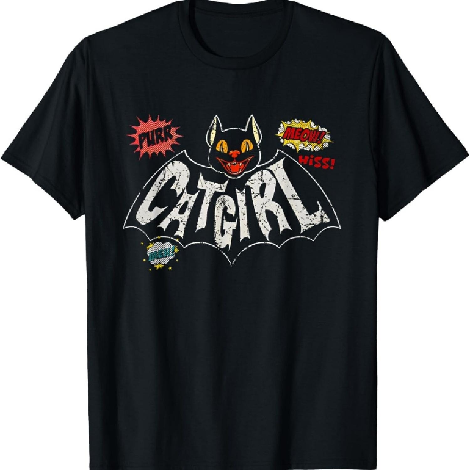 Catgirl Vintage Rockabilly T-Shirt - Unisex-Adults, Black, Small, Short Sleeve, Crew Neck, Polyester, T-Shirt, Novelty-T-Shirts S
Catgirl Vintage Rockabilly T-Shirt - Unisex-Adults, Black, Small, Short Sleeve, Crew Neck, Polyester, T-Shirt, Novelty-T-Shirts S