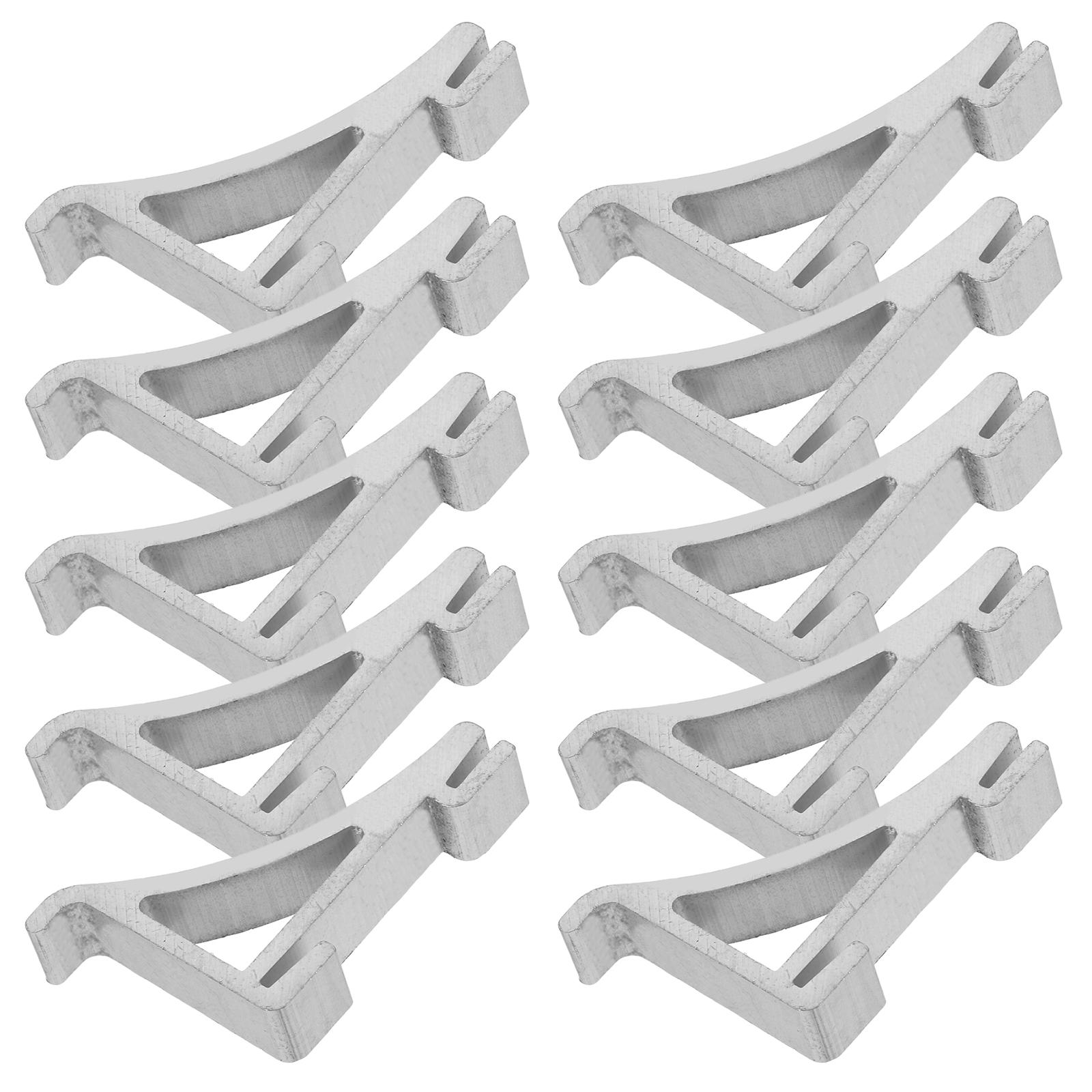12pcs Beverage Cabinet Clip Metal Fridge Shelf Support Freezer Rack Fixing Clip For Drink Storage Organization Shelf Supports 3.2X2.5X0.8CM
12pcs Beverage Cabinet Clip Metal Fridge Shelf Support Freezer Rack Fixing Clip For Drink Storage Organization Shelf Supports 3.2X2.5X0.8CM