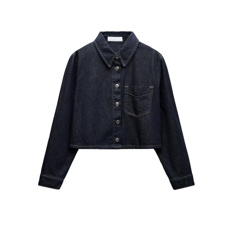 Ранняя осень Новая женская рубашка с лацканами, длинными рукавами, свободного кроя, короткая 1889160 Джинсовая в стиле для бега 1889159 Blue Tops L
Ранняя осень Новая женская рубашка с лацканами, длинными рукавами, свободного кроя, короткая 1889160 Джинсовая в стиле для бега 1889159 Blue Tops L