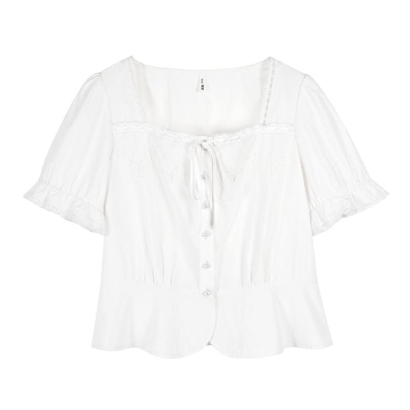 Women s Plus Size Off-the-Shoulder Puff Sleeve Crop Top in White 4XL (suggested 180-200 jin) белый
Women s Plus Size Off-the-Shoulder Puff Sleeve Crop Top in White 4XL (suggested 180-200 jin) белый