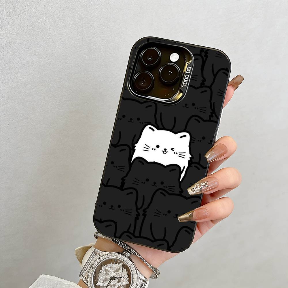 Simple and cute Phone Case For iPhone 17,16,15,14,13,12,11 Plus,Pro Max,XS,Colorful Silver Phone case Funda Cover iPhone15ProMax
Simple and cute Phone Case For iPhone 17,16,15,14,13,12,11 Plus,Pro Max,XS,Colorful Silver Phone case Funda Cover iPhone15ProMax
