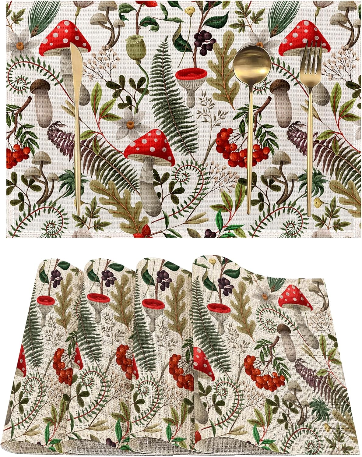 6PC Retro Flowers Placemats Place Mats Non-Slip Heat Resistant Washable Placemat for Party Kitchen Dining Table Decoration 6PC 30X45CM
6PC Retro Flowers Placemats Place Mats Non-Slip Heat Resistant Washable Placemat for Party Kitchen Dining Table Decoration 6PC 30X45CM
