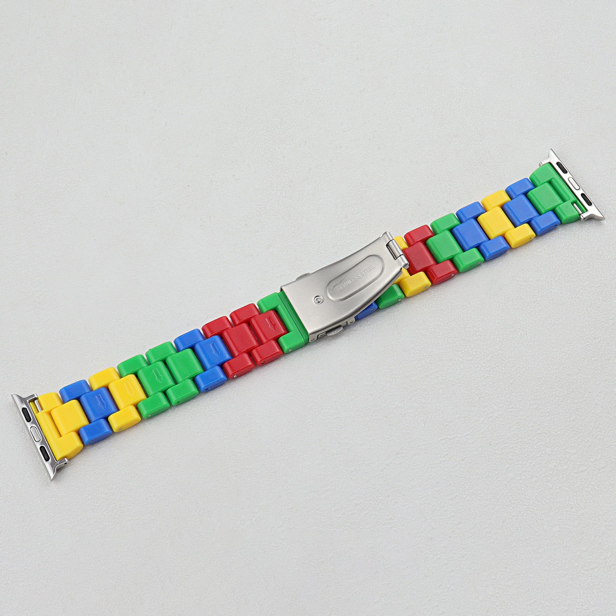 For Apple Watch Series 10 42mm/9 8 7 41mm/SE (2023) SE (2022) SE 6 5 4 40mm/3 2 1 38mm Block PC Watch Band A
For Apple Watch Series 10 42mm/9 8 7 41mm/SE (2023) SE (2022) SE 6 5 4 40mm/3 2 1 38mm Block PC Watch Band A
