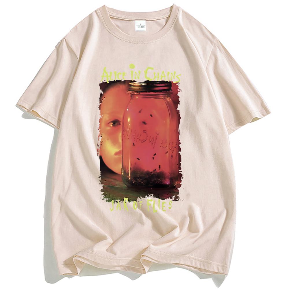 ФУТБОЛКА JAR OF FLIES Футболки Рок-гурту Alice InChains Футболки з коротким рукавом Мода Унісекс Вуличний одяг Хіп-хоп Чоловіча футболка з принтом Одяг XS пісочний
ФУТБОЛКА JAR OF FLIES Футболки Рок-гурту Alice InChains Футболки з коротким рукавом Мода Унісекс Вуличний одяг Хіп-хоп Чоловіча футболка з принтом Одяг XS пісочний