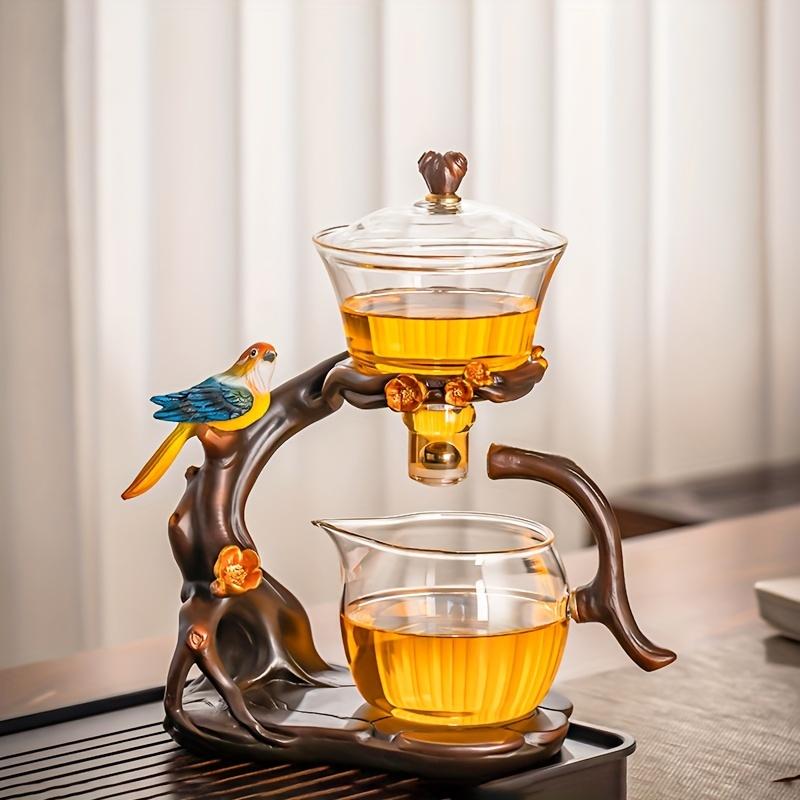 1 Set of Magpie,Lazy Kung Fu Tea Set, Glass Tea Set,Semi-Automatic Drip Glass Teapot Set,Tea Tray, Tea Canister
1 Set of Magpie,Lazy Kung Fu Tea Set, Glass Tea Set,Semi-Automatic Drip Glass Teapot Set,Tea Tray, Tea Canister