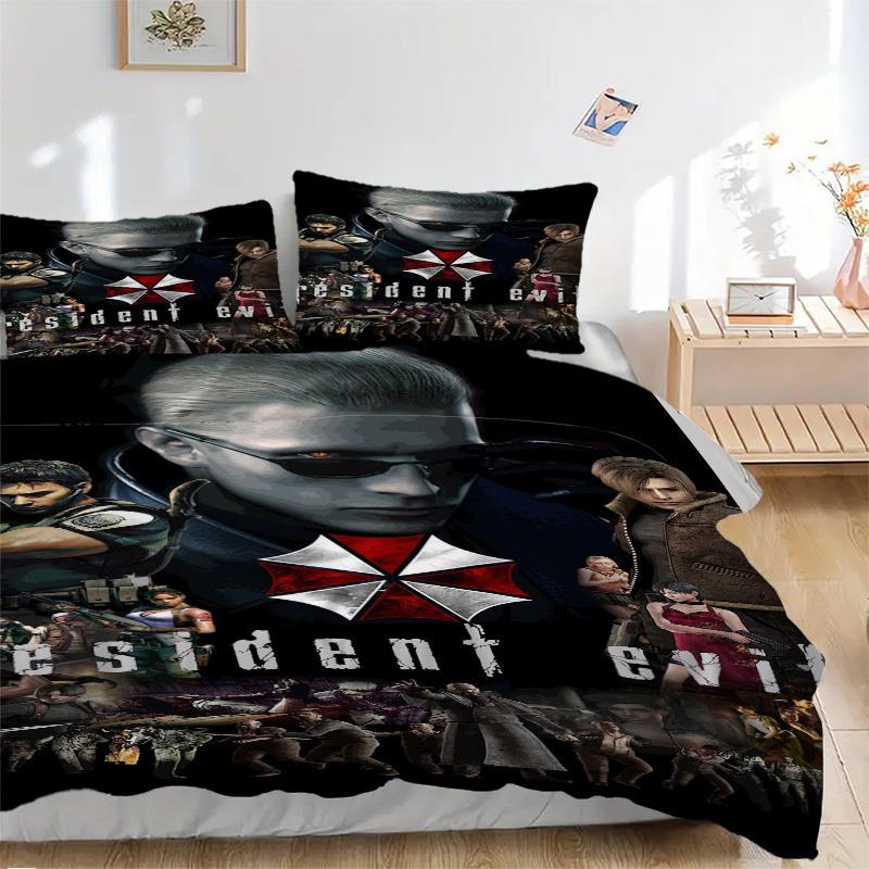 Resident Evil: Umbrella Corporation Bedding Set - 3 Piece Comforter Cover Gift for Bedroom,Includes No InsertB193 135x200cm
Resident Evil: Umbrella Corporation Bedding Set - 3 Piece Comforter Cover Gift for Bedroom,Includes No InsertB193 135x200cm