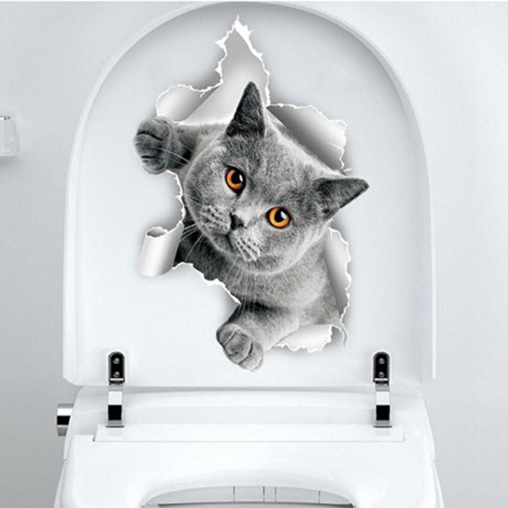 Cartoon Cat Toilet Stickers Cute Design Graffiti Wall Sticker Funny Cat Wall Decal Home Decor 4
Cartoon Cat Toilet Stickers Cute Design Graffiti Wall Sticker Funny Cat Wall Decal Home Decor 4