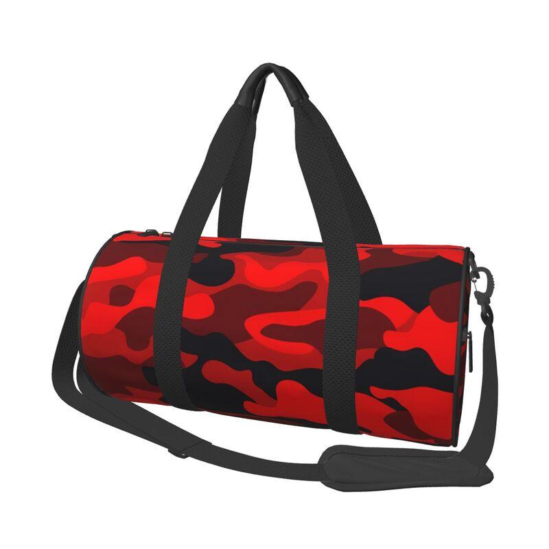 Military Camouflake Red Black Camo Travel Duffel Bag Unisex Lightweight Yoga Gym Sports Bags Portable Waterproof Luggage Handbag
Military Camouflake Red Black Camo Travel Duffel Bag Unisex Lightweight Yoga Gym Sports Bags Portable Waterproof Luggage Handbag