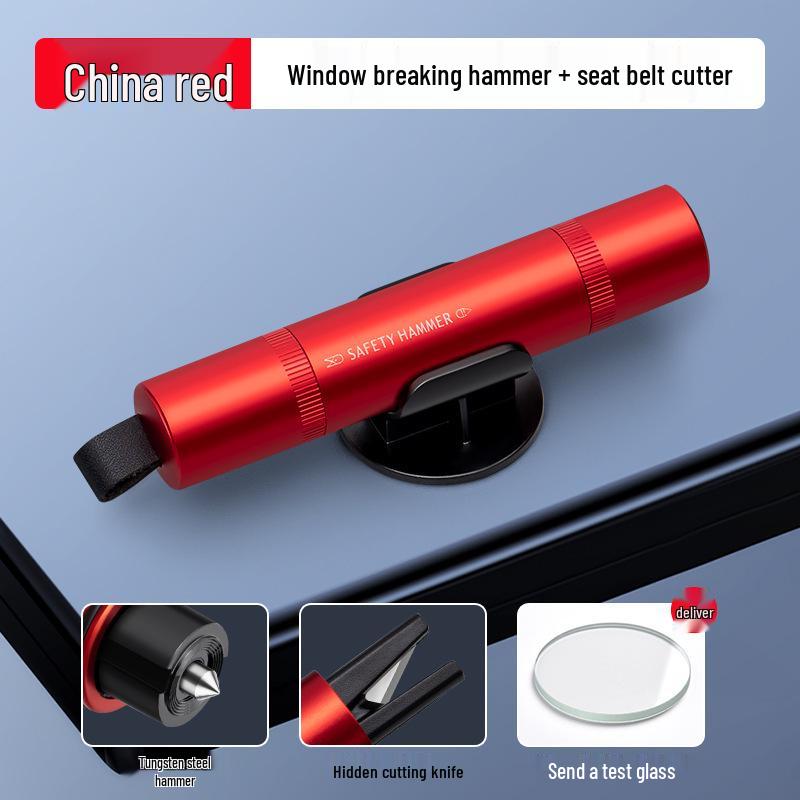 Car Safety Hammer: Multifunctional Window Breaker & Seatbelt Cutter for Emergency Escape
Car Safety Hammer: Multifunctional Window Breaker & Seatbelt Cutter for Emergency Escape