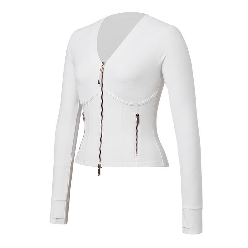 Autumn Winter Deep V Slim Fit Color Block Yoga Jacket – Quick Dry Long Sleeve Pilates Top Medium
Autumn Winter Deep V Slim Fit Color Block Yoga Jacket – Quick Dry Long Sleeve Pilates Top Medium