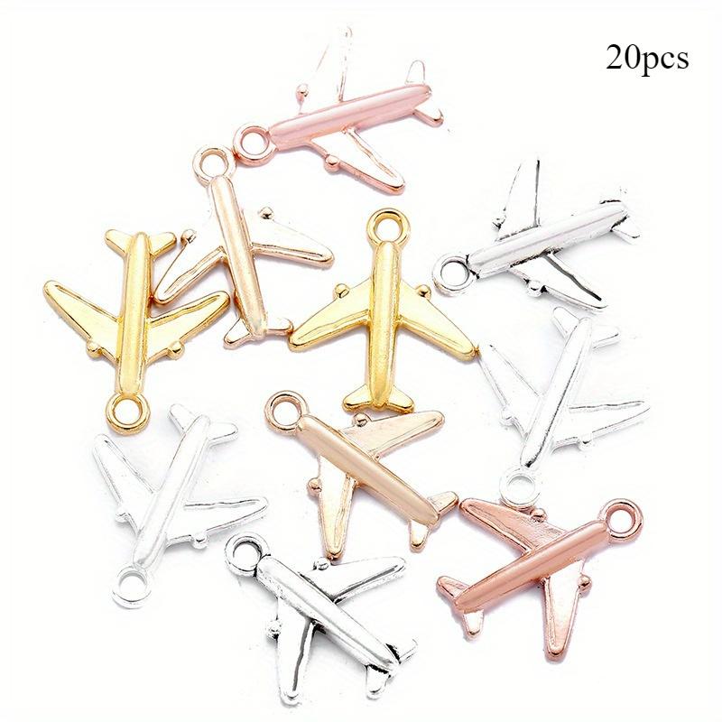 20pcs Assorted Colors Zinc Alloy Airplane Charms, Vintage Aircraft Pendants for DIY Keychains, Necklaces, Earrings, Jewelry Maki 20pcs
20pcs Assorted Colors Zinc Alloy Airplane Charms, Vintage Aircraft Pendants for DIY Keychains, Necklaces, Earrings, Jewelry Maki 20pcs