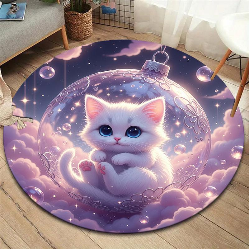 Glassballpet Round Area Rug,Carpet Rug for Living Room Bedroom Sofa Playroom Decor,Non slip Floor Mat 150cmx150cm
Glassballpet Round Area Rug,Carpet Rug for Living Room Bedroom Sofa Playroom Decor,Non slip Floor Mat 150cmx150cm