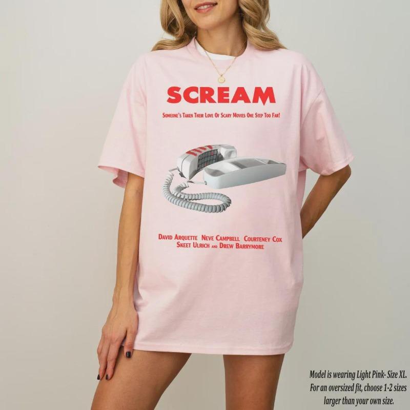 Retro Scream Movie Tshirt for Women Summer New Retro Unisex Cotton Casual Fashion Tshirt 4XL
Retro Scream Movie Tshirt for Women Summer New Retro Unisex Cotton Casual Fashion Tshirt 4XL