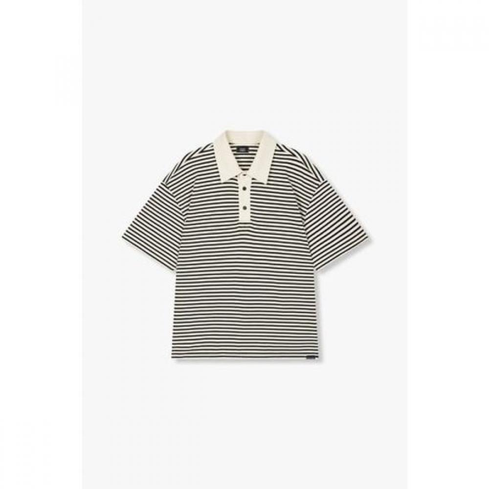 STudio Tomboy STripe Collar T shirT 91m6222333 blacks/L
STudio Tomboy STripe Collar T shirT 91m6222333 blacks/L
