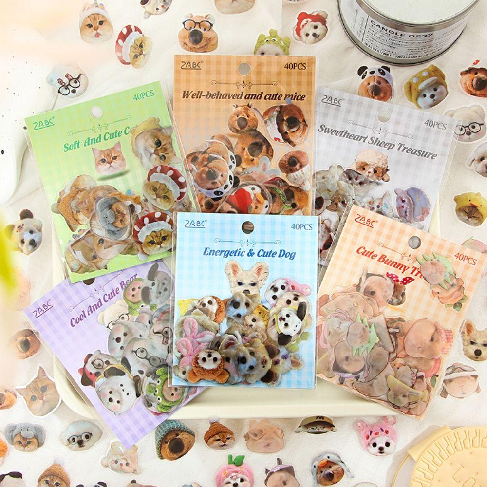 40 Sheets/Bag Cute Puppy Hand Ledger Sticker Bag Playful Ledger Material Creative Stickers Suitcase style 5
40 Sheets/Bag Cute Puppy Hand Ledger Sticker Bag Playful Ledger Material Creative Stickers Suitcase style 5