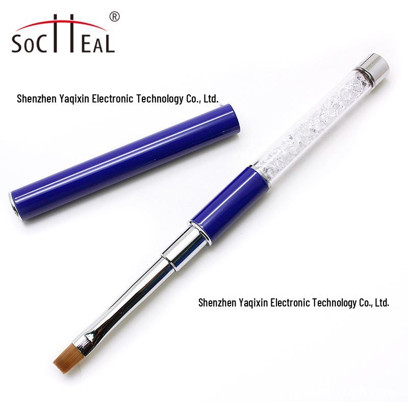 Красно-синяя подставка для ручек с серебряным наконечником, наполнение белыми бриллиантами, кисть для фототерапии для нейл-арта с плоской и круглой головкой красный
Красно-синяя подставка для ручек с серебряным наконечником, наполнение белыми бриллиантами, кисть для фототерапии для нейл-арта с плоской и круглой головкой красный